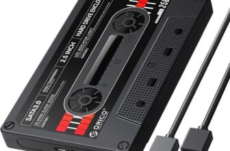 ORICO 2.5 Retro Cassette Hard Drive Enclosure SATA to USB3.0 – Prime Deal – Sold by Orico Official Store FBA