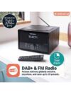 Oakcastle Bluetooth DAB Radio & CD Player 40 Watt Mains Powered Hifi System (Certified Refurbished) Sold By Thorness Outlet – With Code