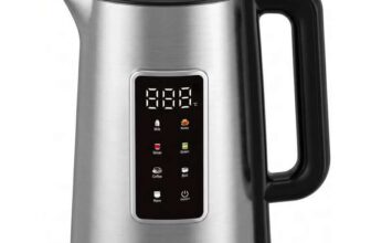 Ochama Temperature Control Electric Kettle 1.7L, 2100W Fast Boil, Double-Wall Insulated Design, Color Display, 50Hz