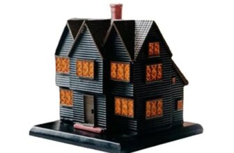 Ocnvlia Salems Witch House Incense Burner Ornament