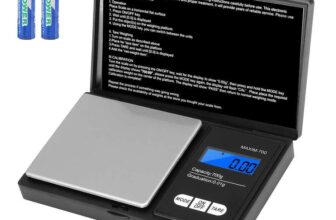 Oderra 700g x 0.01g Precision Mini Scale Portable LCD Back-Lit LCD, 2 Batteries Included