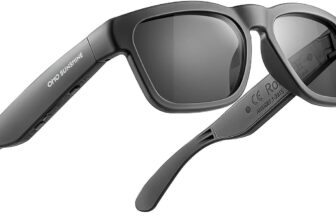 OhO sunshine Bluetooth Audio Sunglasses, Lightweight Open Ear Sport Glasses, 10H Playtime, UV400 ANSI Z87.1, Water Resistant with Voice Control