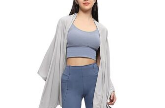 OhSunny Womens UPF 50 Travel Scarf Grey