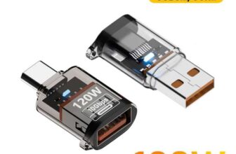 Olaf 120W Type C To USB A OTG Adapter USB 3.2 to Type C Fast Charging Connector – sold by Shop2035004 Store