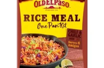 Old El Paso Chili & Garlic One Pan Rice Meal Kit 355g