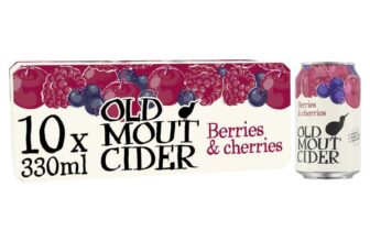Old Mout Cider Berries & Cherries 10 x 330ml (Nectar Price)