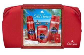 Old Spice Travel Bag Gift Set for Men with Captain Deodorant Stick and Shower Gel, 24/7 Fressshhh with Daily Use