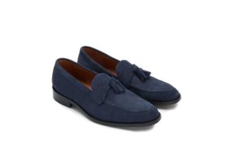 Oliver Brown Suede Tassel Loafers – Navy-Size 7, 8.5 and 9
