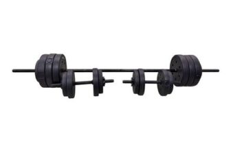 Opti Vinyl Dumbbell and Barbell Set – 50kg