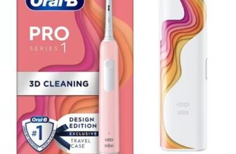 Oral-B Pro 1 Pink Electric Toothbrush Travel Case