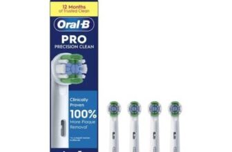 Oral-B Pro Precision Clean Toothbrush Heads 4 Pack
