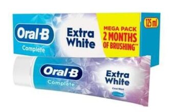 Oral-B plus Complete Extra White Toothpaste 125ml (Nectar Price)
