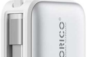Orico Mini 5000mAh 4-in-1 Power Bank, C1/C2 22.5W, Input 18W, Integrated Cable 12W, Apple Watch 2.5W Sold By Orico Official Store – FBA