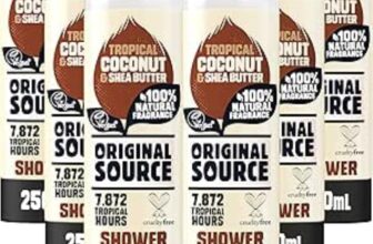 Original Source Coconut & Shea Butter Shower Gel, 6x250ml