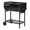 Outsunny Trolley Charcoal BBQ Barbecue Grill