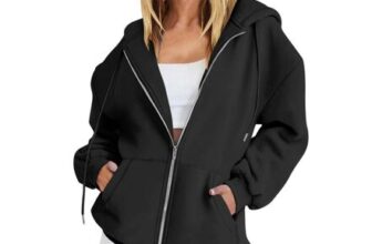 Oversized Womens Hoodie Casual Jacket UK