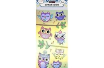 Owl Bottle Stickers