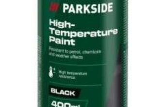 PARKSIDE 400ml High-Temperature Paint – Black