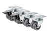 PARKSIDE Dual Wheel Castors – 4 Pack