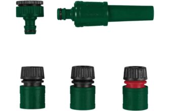 PARKSIDE Garden Spray Nozzle With Connector Set – 5 Pieces