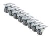 PARKSIDE Mini Swivel Castors – 8 Pack