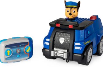 PAW Patrol, Chase Remote Control Police Cruiser with 2-Way Steering, for Kids Aged 3 and Up