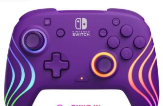 PDP Afterglow Wave Wireless Pro Controller with Full Motion for Nintendo Switch
