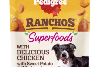 PEDIGREE Ranchos Superfoods Dog Treats with Chicken 7x70g – £9.78 S&S