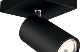 PHILIPS MyLiving 5059130pn GU10 Black Point of Illumination Point of Light (Black, Metal, GU10, 1 Bulb (S), 10 W, 9.2 mm
