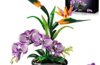 PLAXSOON Orchid Flowers Building Block Set for Adults, Bird of Paradise & Orchid (528 PCS). Sold by Yanwoo / FBA