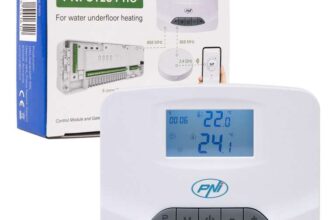PNI-CT28 PRO wireless thermostat control unit, for underfloor heating compatible with PNI-CT28M solenoid valve control module