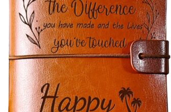 PRSTENLY Retirement Gifts for Women Men, Thank You Leaving Gift Retired Farewell Gifts Leather Journal, Retirement Gift for Woman Colleagues, Friends, Teacher, Boss, Good Luck Present