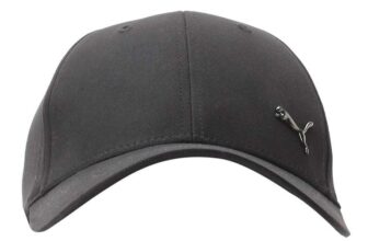 PUMA Unisex Essentials Metal Cat Baseball Cap One size – Black