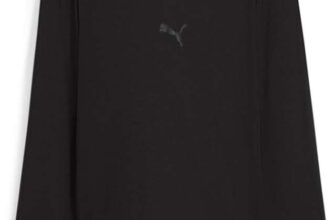 PUMA teamGOAL Kids Baselayer Top – Size 140cm – Black