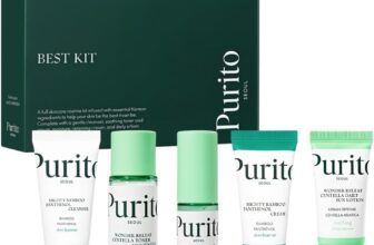 PURITO SEOUL Best Kit – Skincare Routine with Panthenol Cleanser & Cream, Unscented Centella Serum & Toner, For All Skin Types, Gift Set, For Face, Facial Serum, K-Beauty, 3.52 fl. oz.