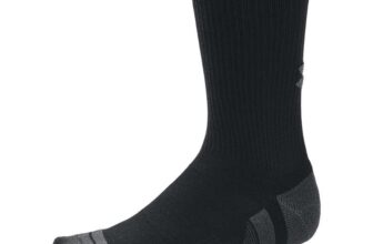 Pack of 3 pairs – Under Armour Unisex Ua Performance Tech 3pk Crew (1er Pack) sizes 4 to 7.5