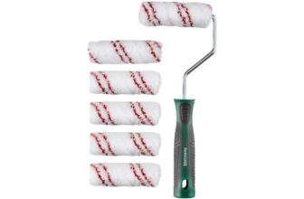 Paint Roller Set For Emulsion And Silicate Paint – 7 Pieces. Wide Assortment of rollers and sleeves available.