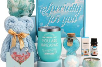 Pamper Gift Set for Women with Tumbler, Luxury Bath and Spa Gift Box, Self Care Relaxation Gifts for Her, Birthday Gifts for Mum, Wife, Sister, Best Friend and Colleague