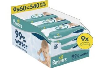 Pampers 99 Percent Water Plastic Free Baby Wipes