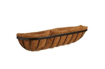 Panacea Matt Rectangular Steel Trough 24L (W)61cm