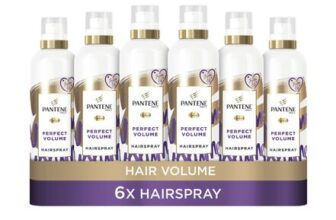 Pantene Volume Hairspray with Jojoba Oil, 250 Ml, Value Pack