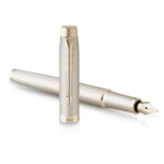 Parker IM Monochrome Fountain Pen Champagne Finish