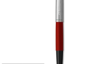Parker Jotter Originals Fountain Pen Classic Red Finish Medium Nib Handwriting Pens & Stationery Supplies Blue & Black Ink