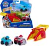 Paw Patrol Marshall Pup Squad Launchers with Rex Vehicle 2-Pack, Kids Toys for Boys and Girls Ages 3 and Up