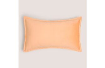 Peach Velvet Cushion