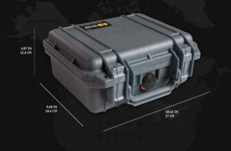 Pelican 1200 Protective Case w/ Foam Waterproof Hard Case (Black)