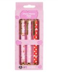 Pens Pack of 3 Cherry Hearts Pens – Pink – Free C&C only