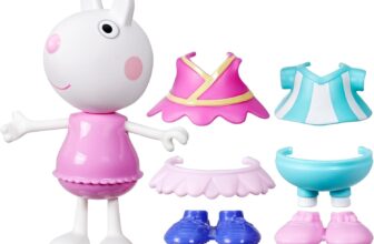 Peppa Pig Suzy Sheep Dress-Up Figure, Flower Butterfly Lily: Pink