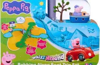 Peppa Pig Whizz Around Bobbing Along Boat Trip, Motorised Vehicles, Track Toys, Pre-school Toys