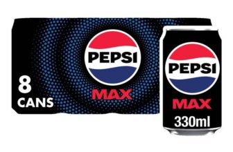 Pepsi Max Cans 8 x 330ml with voucher £2.65/£2.32 s&s
